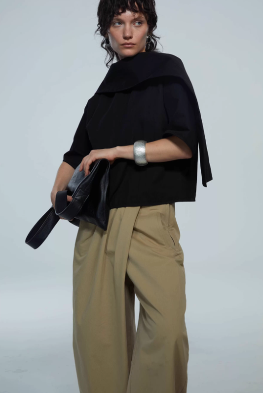 Desert Muse – Draped Short-Sleeve T-Shirt