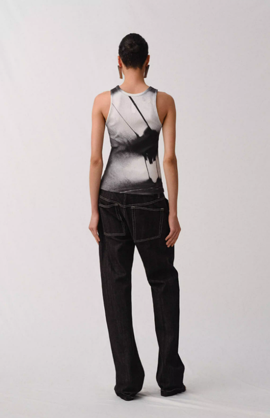 Aurora Drift – Printed Tank Top