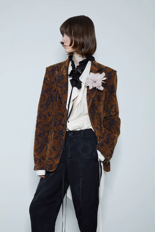 Imperial Whisper – Silk Couture Blouse