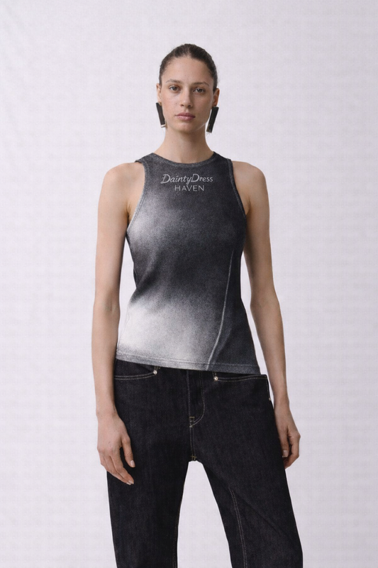 Aurora Drift – Printed Tank Top